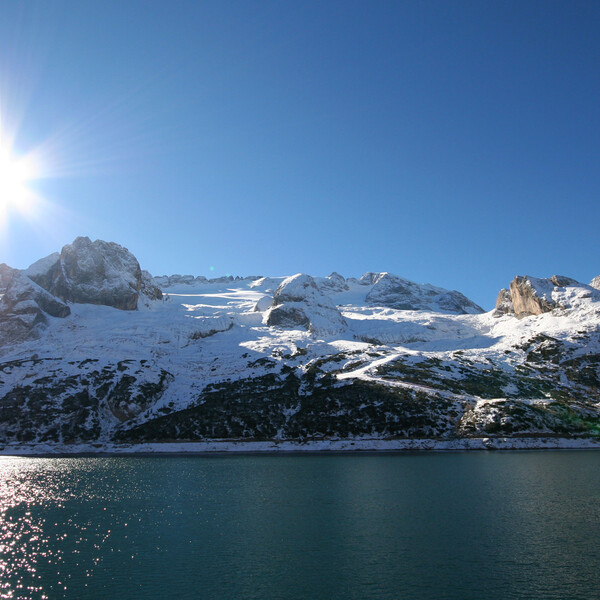 Skigebiet Passo Fedaia - Fedaia See