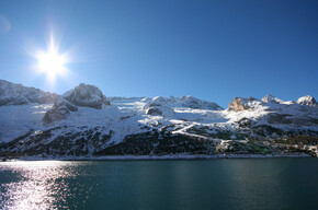 Ski area Passo Fedaia, Lago di Fedaia