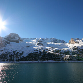  Fedaia pass lago Fedaia Italy