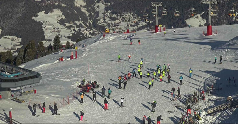 Webcam Alpe Cermis - Chairlift and slope Lagorai