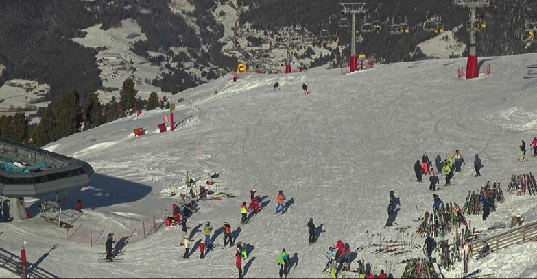 Webcam Alpe Cermis - Chairlift and slope Lagorai