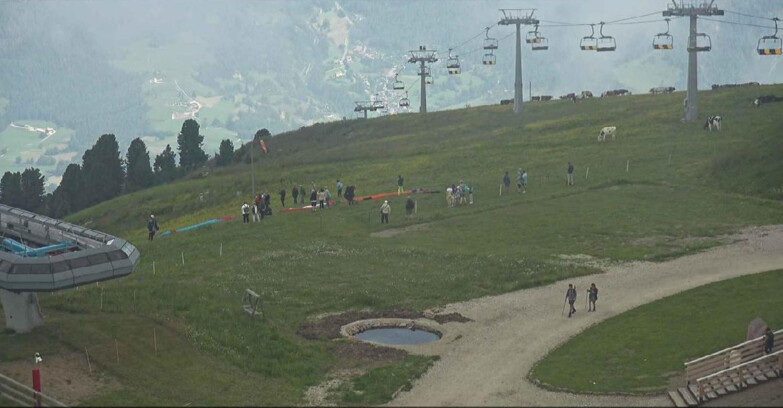 Webcam Alpe Cermis  - Chairlift and slope Lagorai