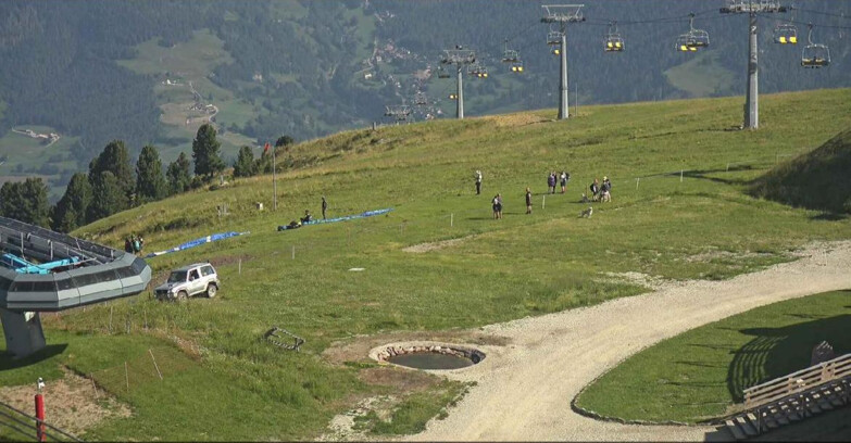 Webcam Alpe Cermis  - Chairlift and slope Lagorai