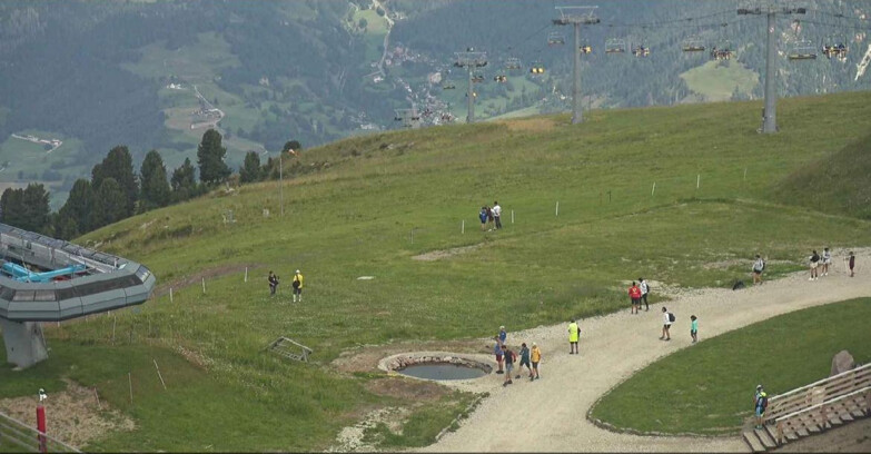 Webcam Alpe Cermis  - Chairlift and slope Lagorai