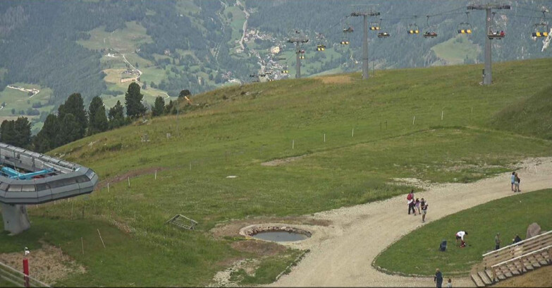 Webcam Alpe Cermis  - Chairlift and slope Lagorai