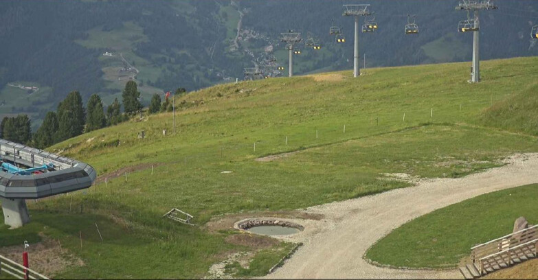 Webcam Alpe Cermis  - Chairlift and slope Lagorai