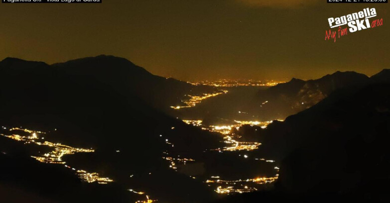 Webcam Paganella Ski – Andalo – Fai della Paganella - Vista Lago di Garda