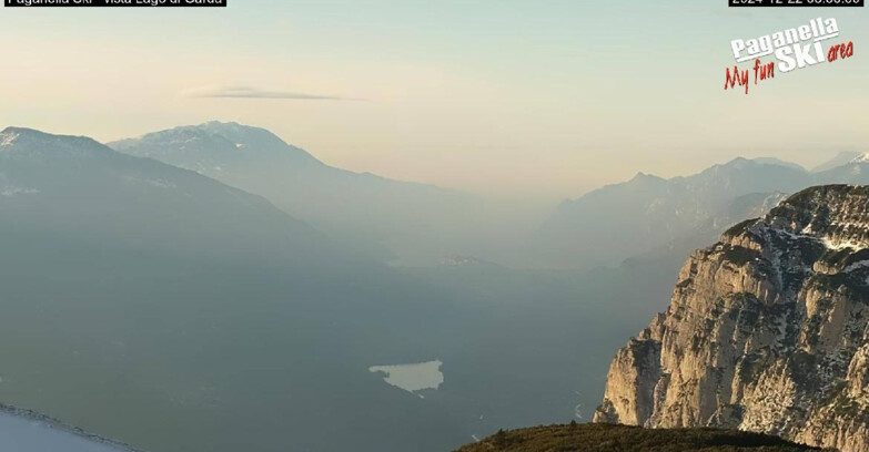 Webcam Paganella Ski – Andalo – Fai della Paganella - Vista Lago di Garda 