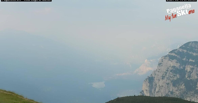 Webcam Paganella Ski – Andalo – Fai della Paganella - Vista Lago di Garda