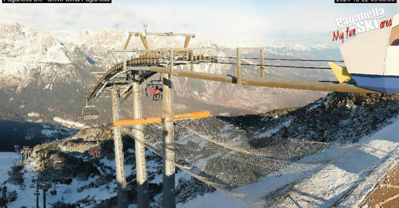 Webcam Paganella Ski – Andalo – Fai della Paganella - Cableway Doss Pelà