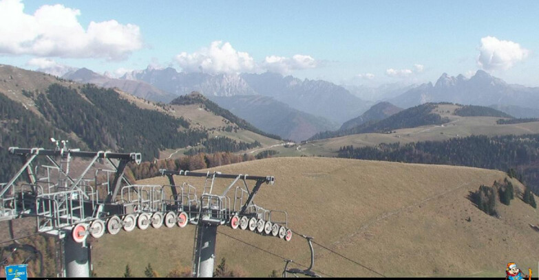 Webcam Passo Brocon-Marande - Panorama vs. Paradiso