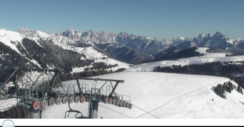 Webcam Passo Brocon-Marande - Panorama vs. Paradiso