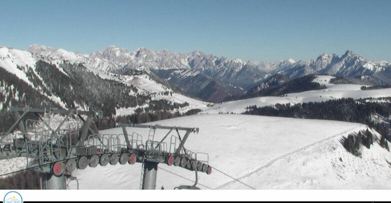 Webcam Passo Brocon-Marande - Panorama vs. Paradiso