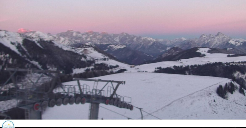 Webcam Passo Brocon-Marande - Panorama vs. Paradiso