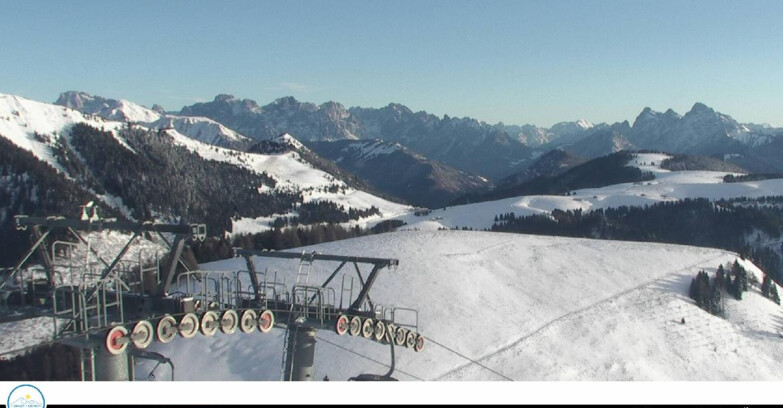 Webcam Passo Brocon-Marande - Panorama vs. Paradiso