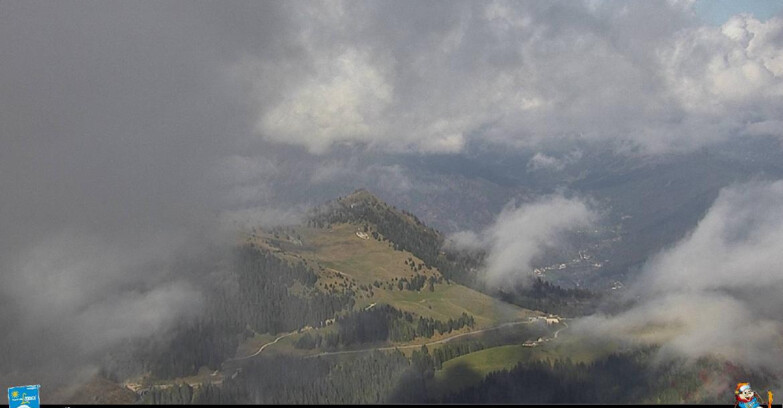 Webcam Passo Brocon-Marande - Brocon Pass and Pale di S.Martino 