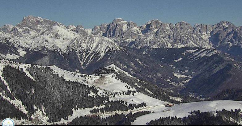 Webcam Passo Brocon-Marande - Passo Brocon e Pale di S.Martino