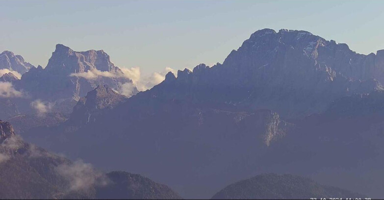 Webcam Passo San Pellegrino-Falcade - Pelmo e Civetta