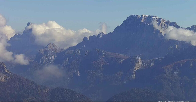 Webcam Passo San Pellegrino-Falcade - Pelmo e Civetta