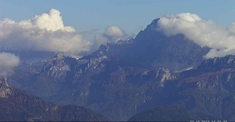 Webcam Passo San Pellegrino-Falcade - Pelmo e Civetta