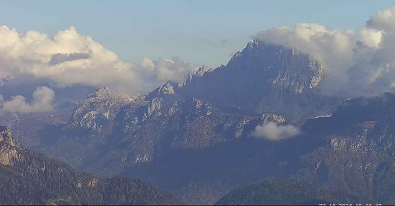 Webcam Passo San Pellegrino-Falcade - Pelmo e Civetta