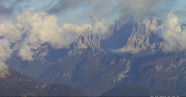 Webcam Passo San Pellegrino-Falcade - Pelmo e Civetta