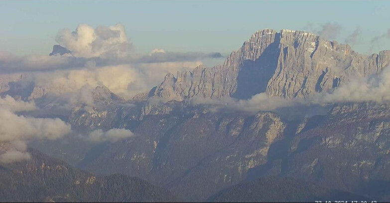 Webcam Passo San Pellegrino-Falcade - Pelmo e Civetta