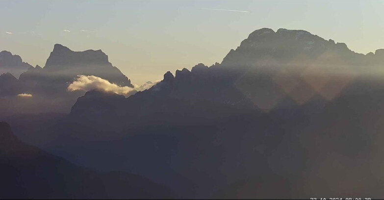 Webcam Passo San Pellegrino-Falcade - Pelmo e Civetta