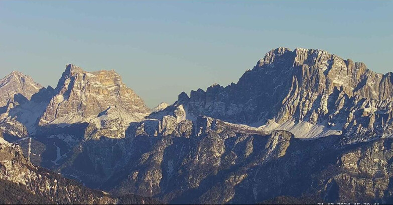 Webcam Passo San Pellegrino-Falcade  - Pelmo e Civetta