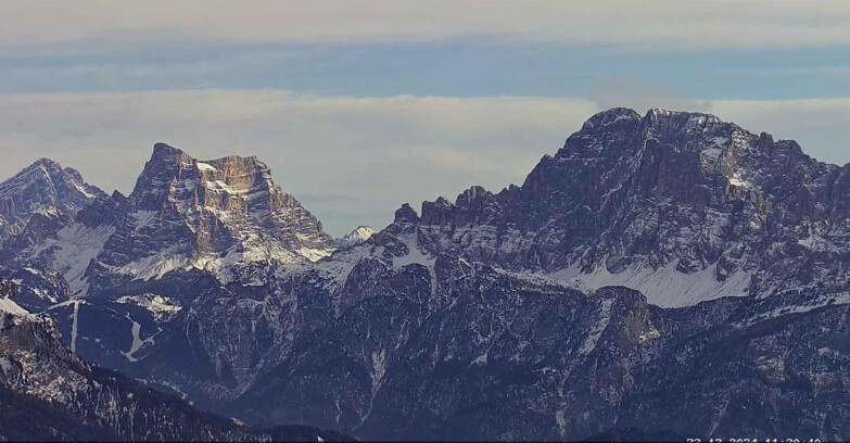 Webcam Passo San Pellegrino-Falcade - Pelmo e Civetta