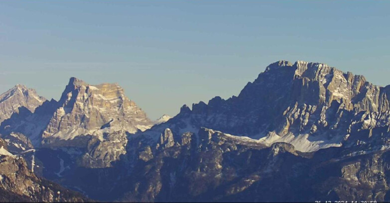 Webcam Passo San Pellegrino-Falcade  - Pelmo e Civetta