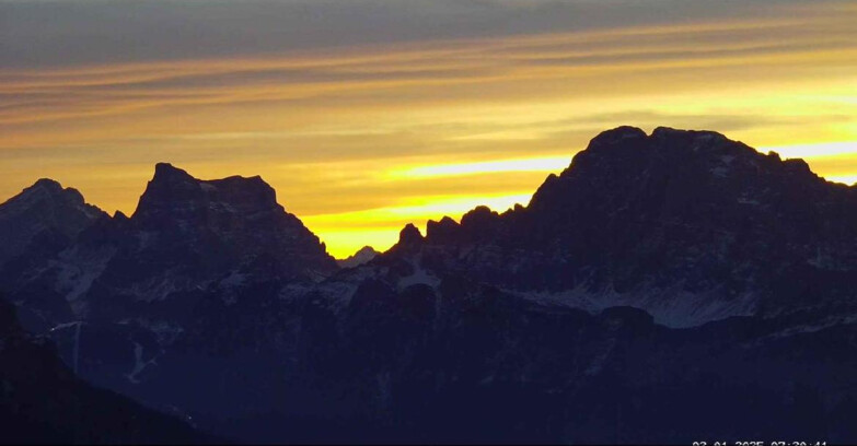 Webcam Passo San Pellegrino-Falcade  - Pelmo e Civetta