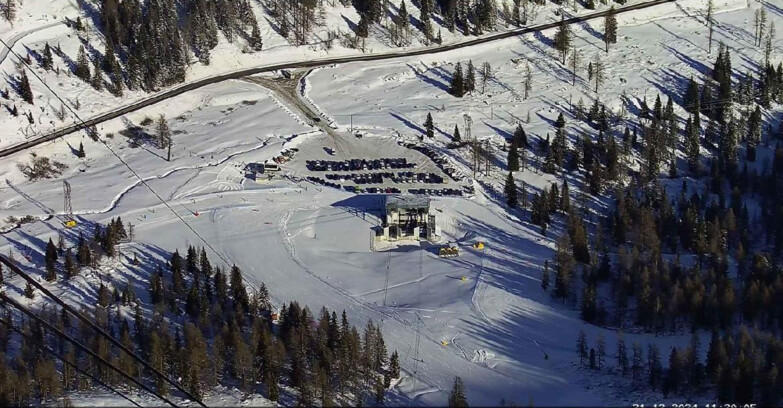 Webcam Passo San Pellegrino-Falcade  - Arrivo Seggiovia