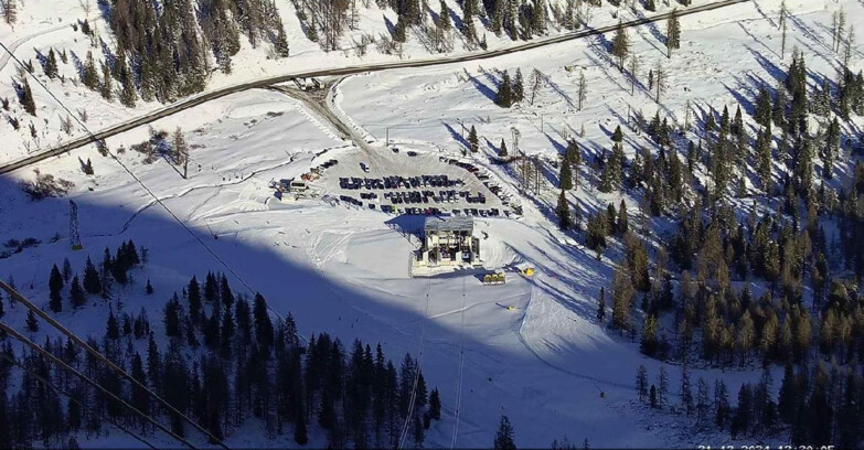 Webcam Passo San Pellegrino-Falcade  - Arrivo Seggiovia