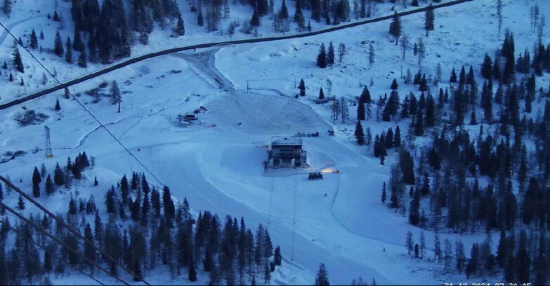 Webcam Passo San Pellegrino-Falcade  - Arrivo Seggiovia