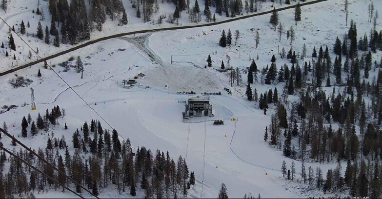 Webcam Passo San Pellegrino-Falcade  - Arrivo Seggiovia