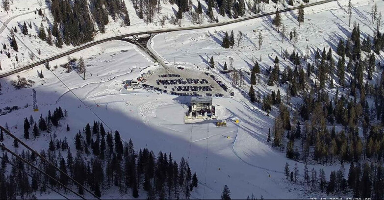 Webcam Passo San Pellegrino-Falcade - Arrivo Seggiovia