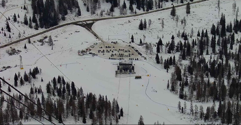 Webcam Passo San Pellegrino-Falcade - Arrivo Seggiovia