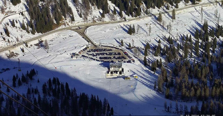 Webcam Passo San Pellegrino-Falcade - Arrivo Seggiovia