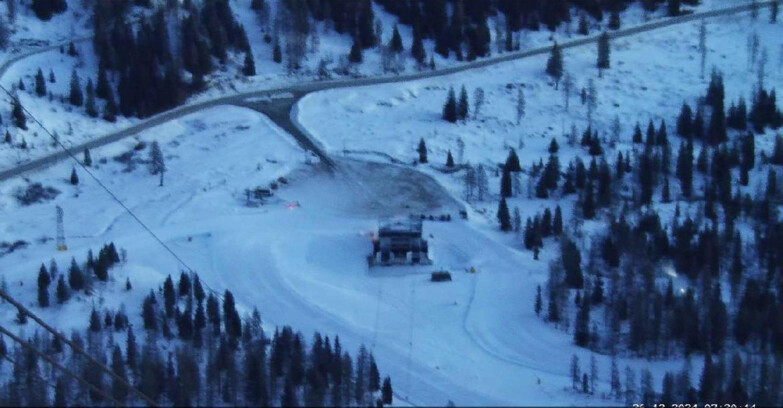 Webcam Passo San Pellegrino-Falcade - Arrivo Seggiovia