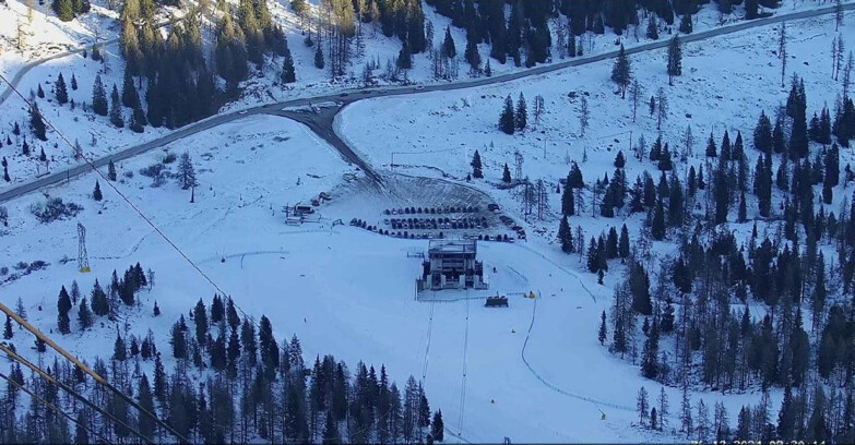 Webcam Passo San Pellegrino-Falcade - Arrivo Seggiovia