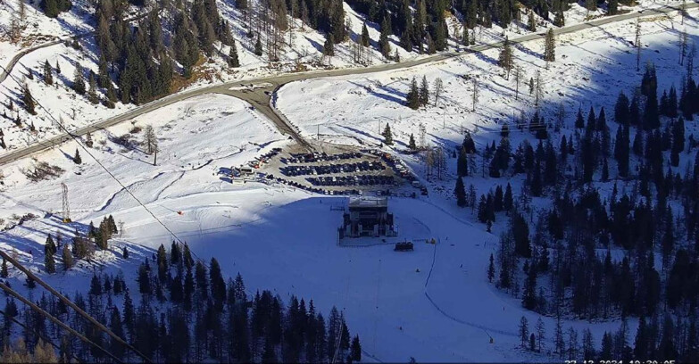 Webcam Passo San Pellegrino-Falcade  - Arrivo Seggiovia