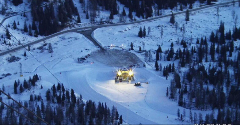 Webcam Passo San Pellegrino-Falcade  - Arrivo Seggiovia