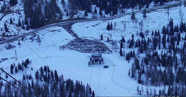 Webcam Passo San Pellegrino-Falcade - Arrivo Seggiovia