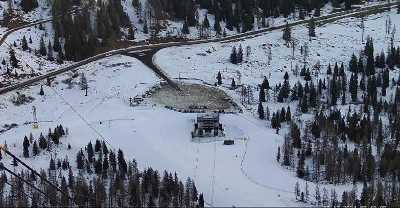 Webcam Passo San Pellegrino-Falcade - Arrivo Seggiovia