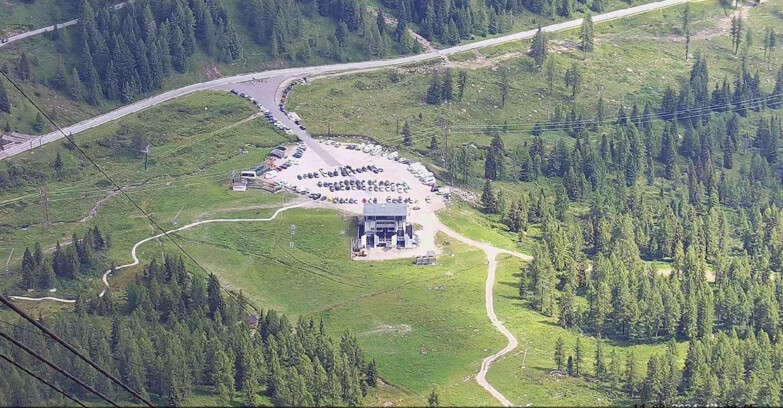 Webcam Passo San Pellegrino-Falcade - Arrivo Seggiovia