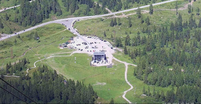 Webcam Passo San Pellegrino-Falcade - Arrivo Seggiovia