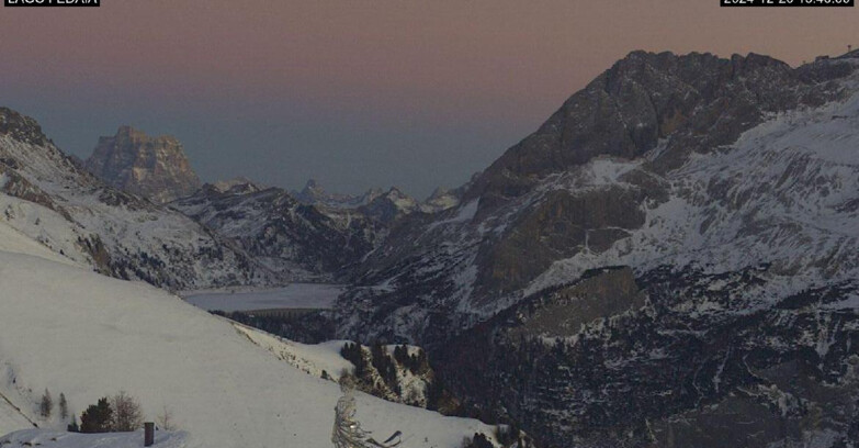 Webcam Канацей-Бельведере  - Lago e Passo Fedaia