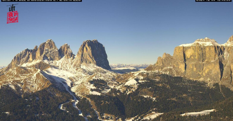 Webcam Canazei-Belvedere  - Canazei - Gruppo del Sassolungo