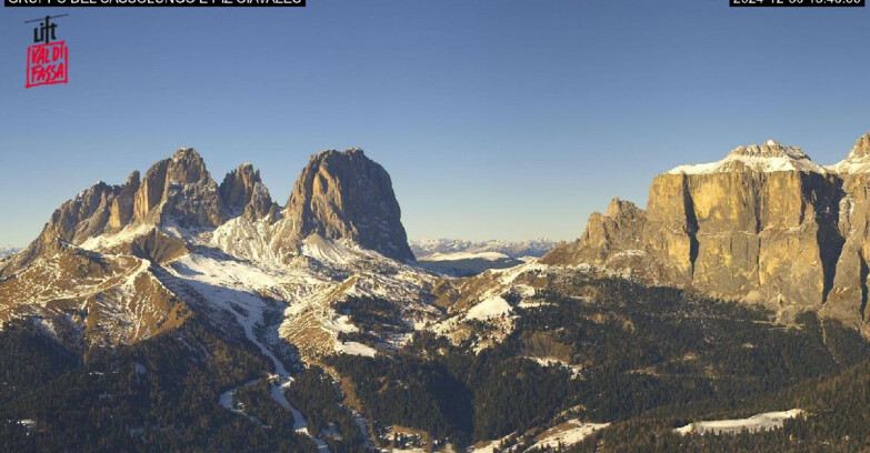 Webcam Canazei-Belvedere  - Canazei - Gruppo del Sassolungo